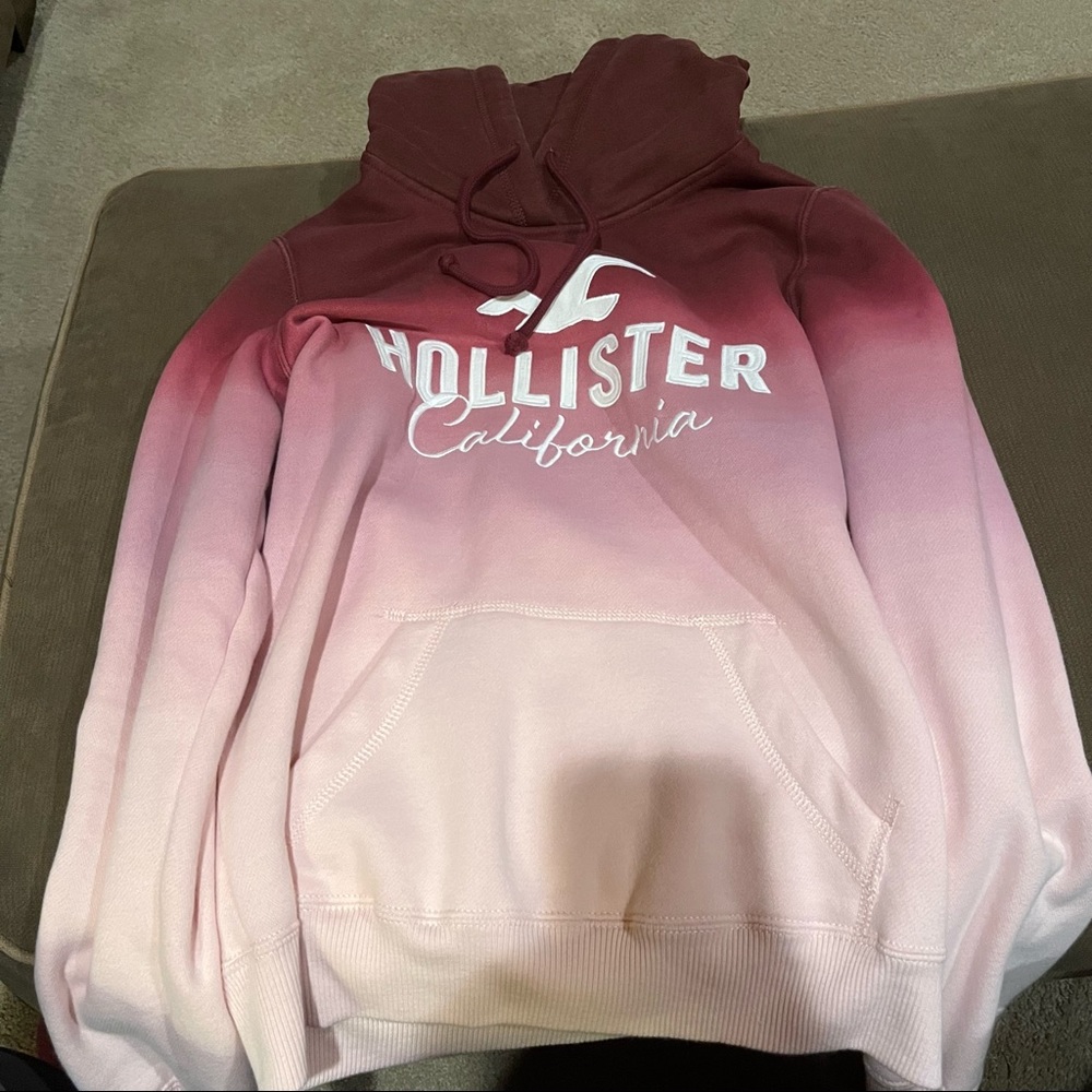 ombre Hollister hoodie